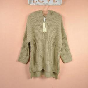 Nice Brown Irregular Hoodie Sweater &Cardigan on Luulla