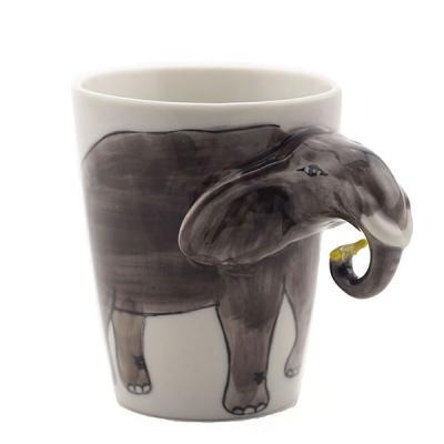 3D Animal Pattern Ceramic Mug/Cup