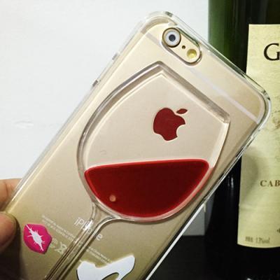 High-heel Wine Glass Red Liquid Lipstick IPhone 5/5S/6/6 Cases