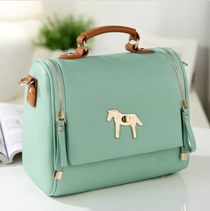 mint green shoulder bag