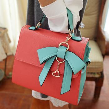 red bow purse