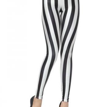 Fashion Leggings Cute Vertical Striped Zebra on Luulla